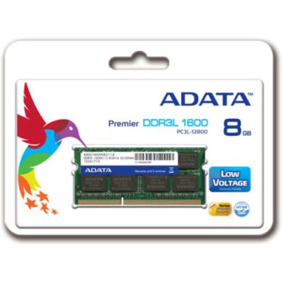 Memoria RAM ADATA-DDR3L-8GB-1600MHz-SO-DIMM-Para Laptop